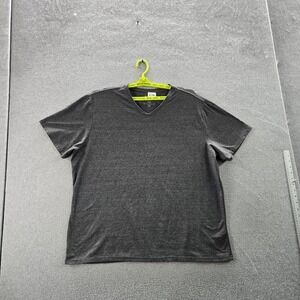 01.ALGO Men Shirt XXL Gray Performance Short Sleeve